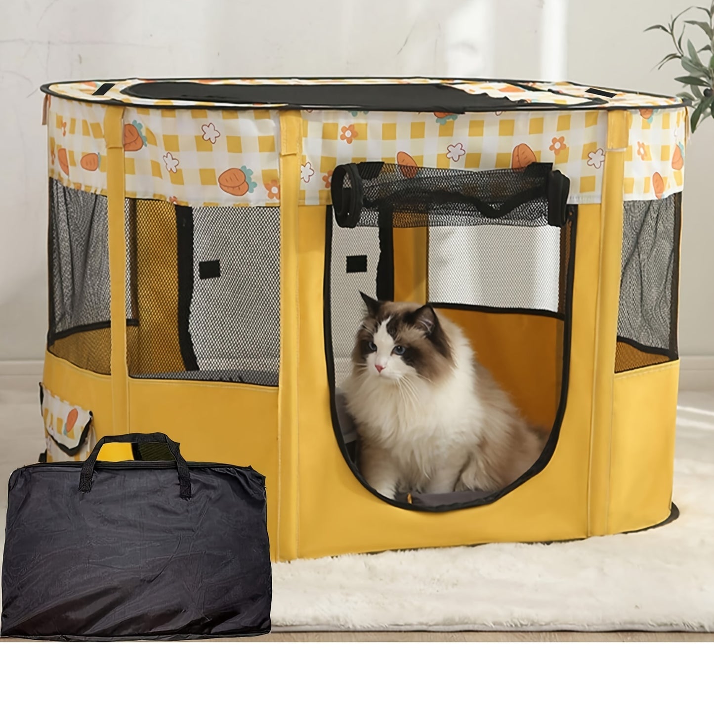 M.L/XL/XXL Portable Foldable Pet Playpen, Collapsible Crates Kennel for Dog, Cat, and Rabbit, Travel Playpen, Dog and Cat Playpen, Dog Tent Puppy Playground for Indoor/Outdoor