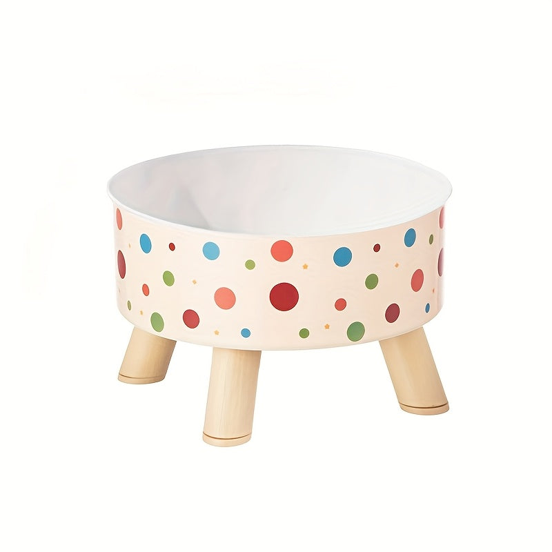 Cat Bowl, Elevated Stainless Steel Feeder with Non-Slip Base, 13.5 Ounce Cat Water Bowl, Pet Feeding or Water Bowl, Suitable for Cats and Small Dogs Feeding Bowl for Neck Protection