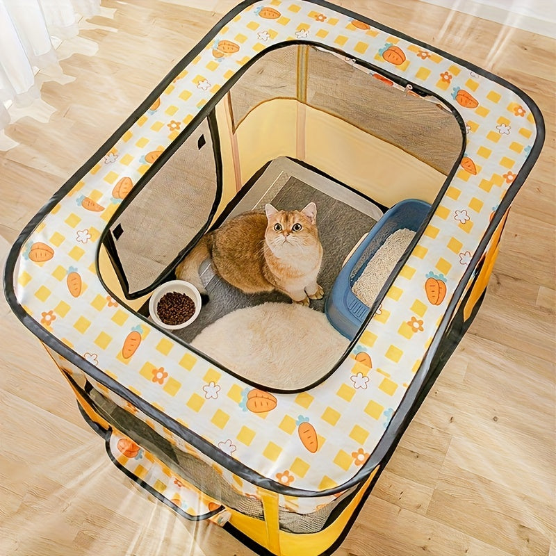 M.L/XL/XXL Portable Foldable Pet Playpen, Collapsible Crates Kennel for Dog, Cat, and Rabbit, Travel Playpen, Dog and Cat Playpen, Dog Tent Puppy Playground for Indoor/Outdoor