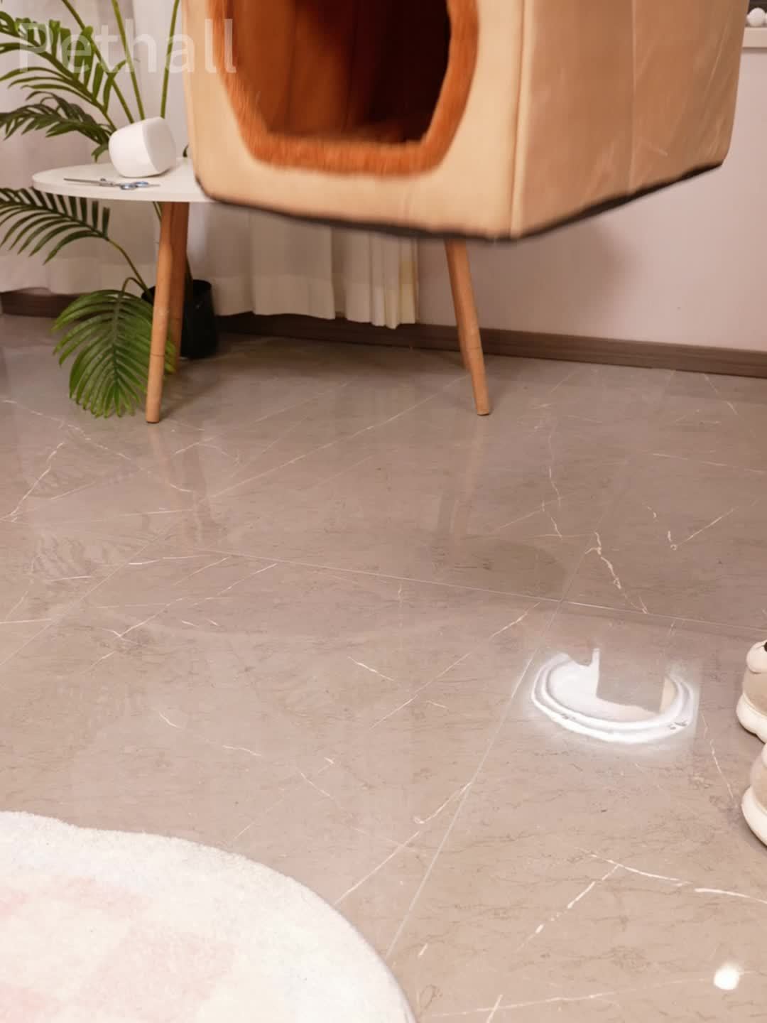 1pc Removable and Washable Pet Bed House, Soft and Comfortable Winter Warm Cat Bed Puppy Cave Nest for Christmas Gift