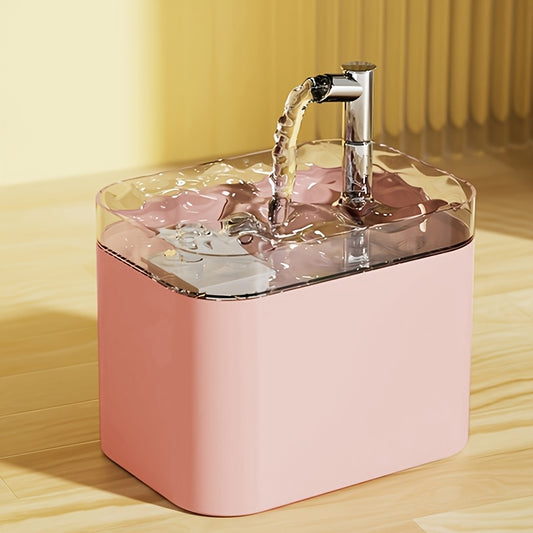 1.5L Automatic Cat Water Fountain with USB Power, Stainless Steel Spigot & Filters – Fresh, Circulating Hydration for Cats and Small Pets, Water Fountain for Cats