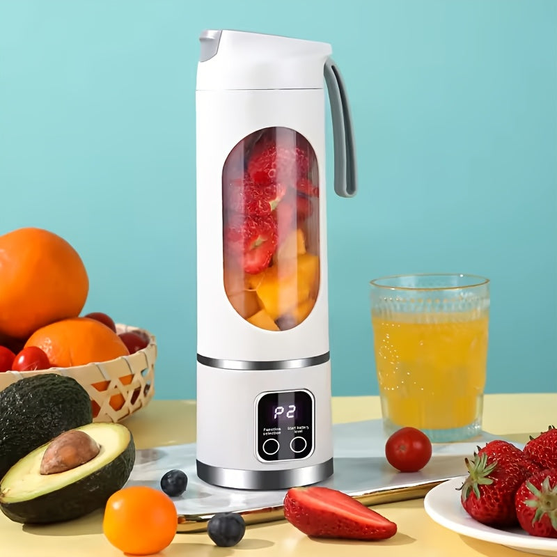 A Portable USB Rechargeable Blender And Juicer That Is Easy to Clean, Ideal for Making Fruit And Vegetable Drinks, Milkshakes, with Sizes Varying from 10.14 Ounces to 16.91 Ounces.