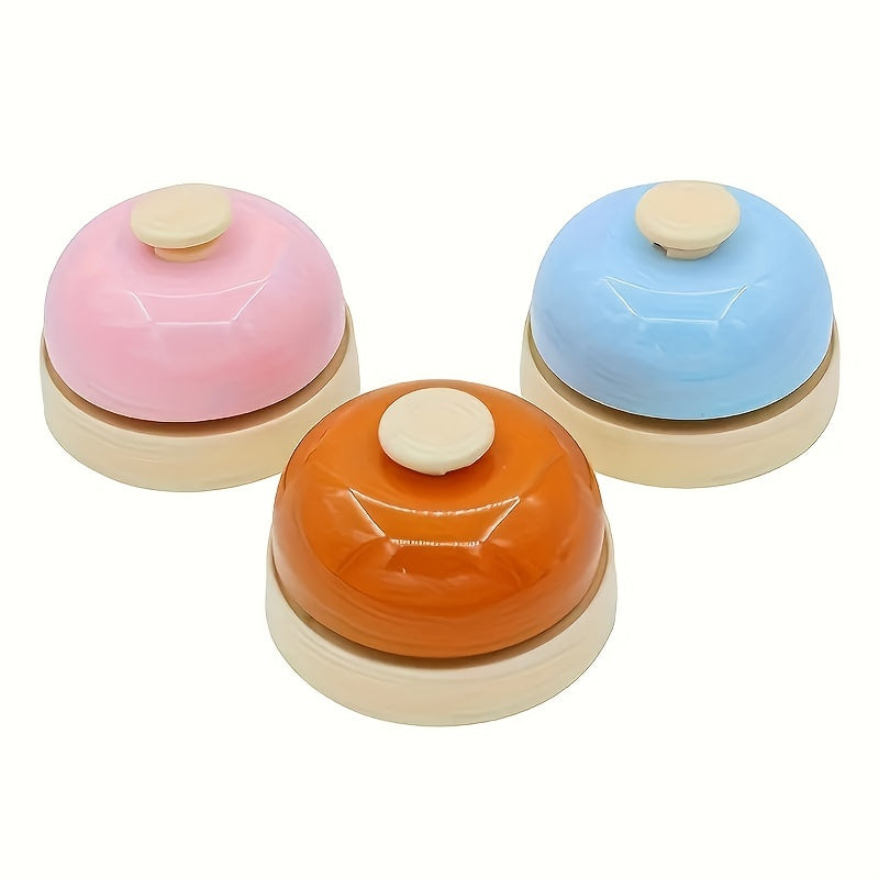 1pc Interactive Pet Bell Toy, Plastic Material, No Battery Required, for Cat and Dog Training & Communication, Summons for Food, Play & Exercise