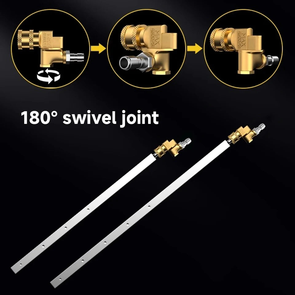 Heavy-Duty Vehicle Water Tank Removal-Free Radiator Condenser Cleaning Tool Water and Steam Dual-Use With 1/4 for Large Trucks