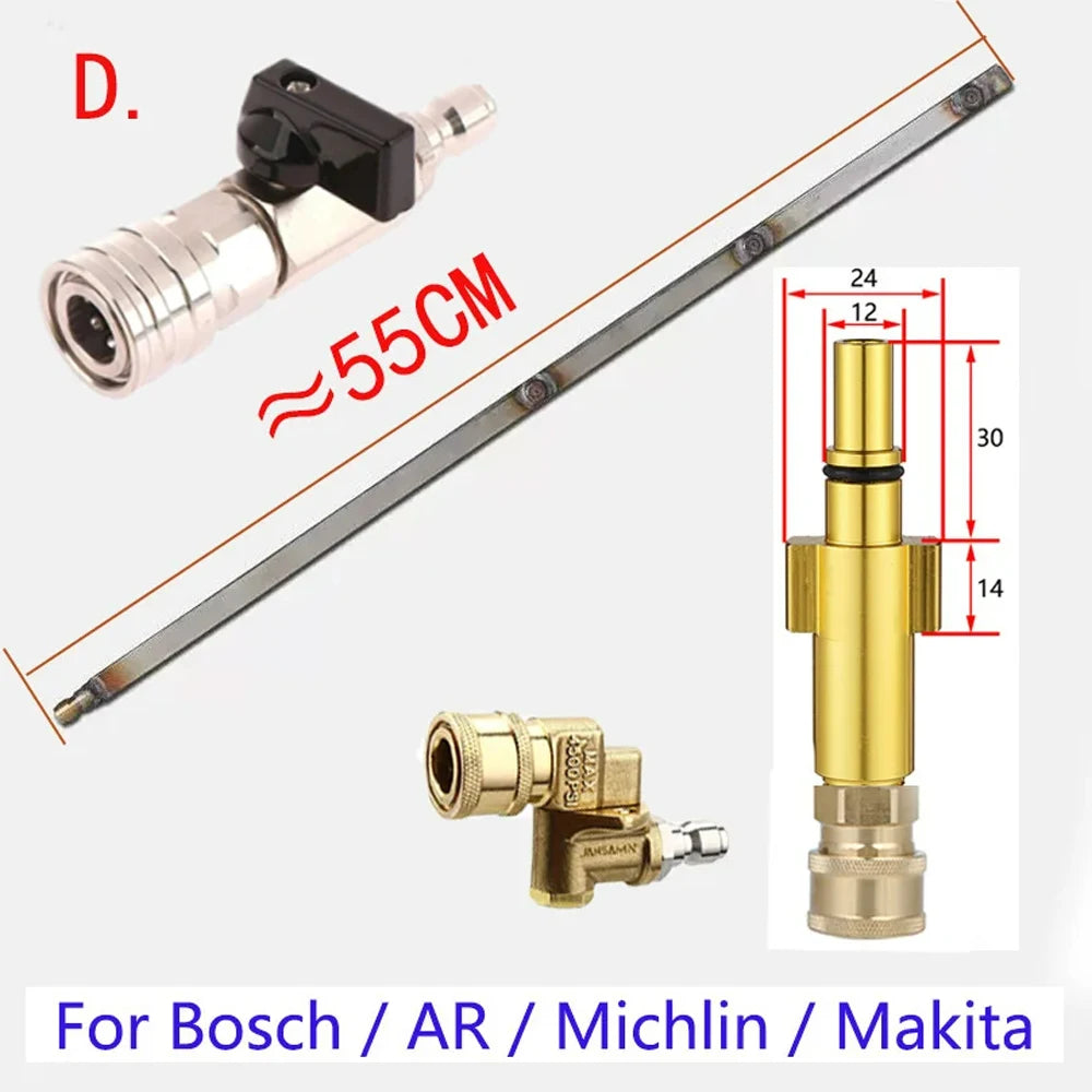 Heavy-Duty Vehicle Water Tank Removal-Free Radiator Condenser Cleaning Tool Water and Steam Dual-Use With 1/4 for Large Trucks