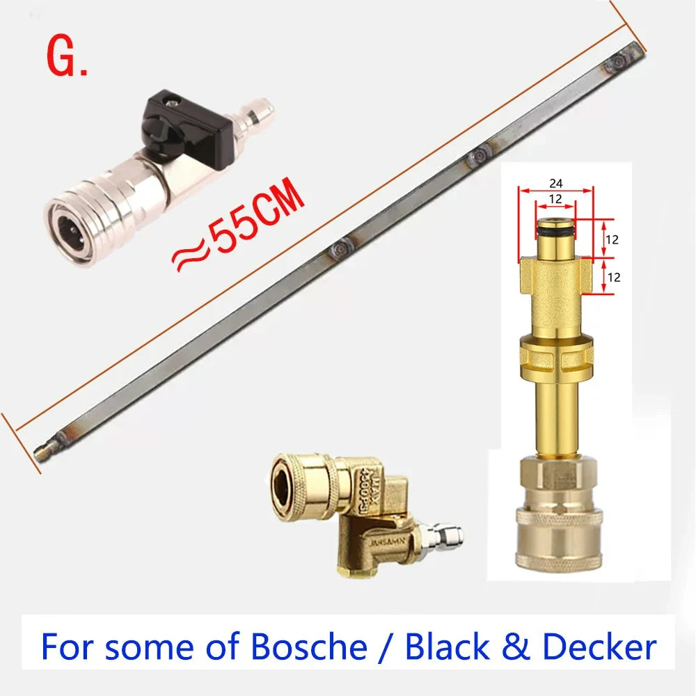 Heavy-Duty Vehicle Water Tank Removal-Free Radiator Condenser Cleaning Tool Water and Steam Dual-Use With 1/4 for Large Trucks