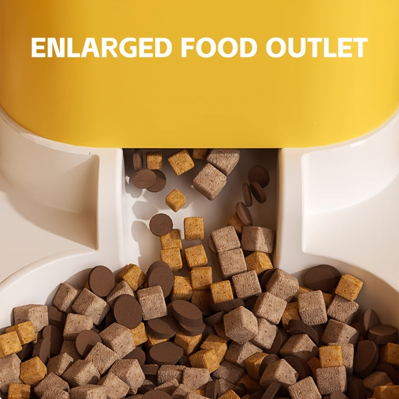 1pc Cat Food Automatic Feeder All-in-One Cute Cloud Cat Ear Feeder Household Pet Water Dispenser