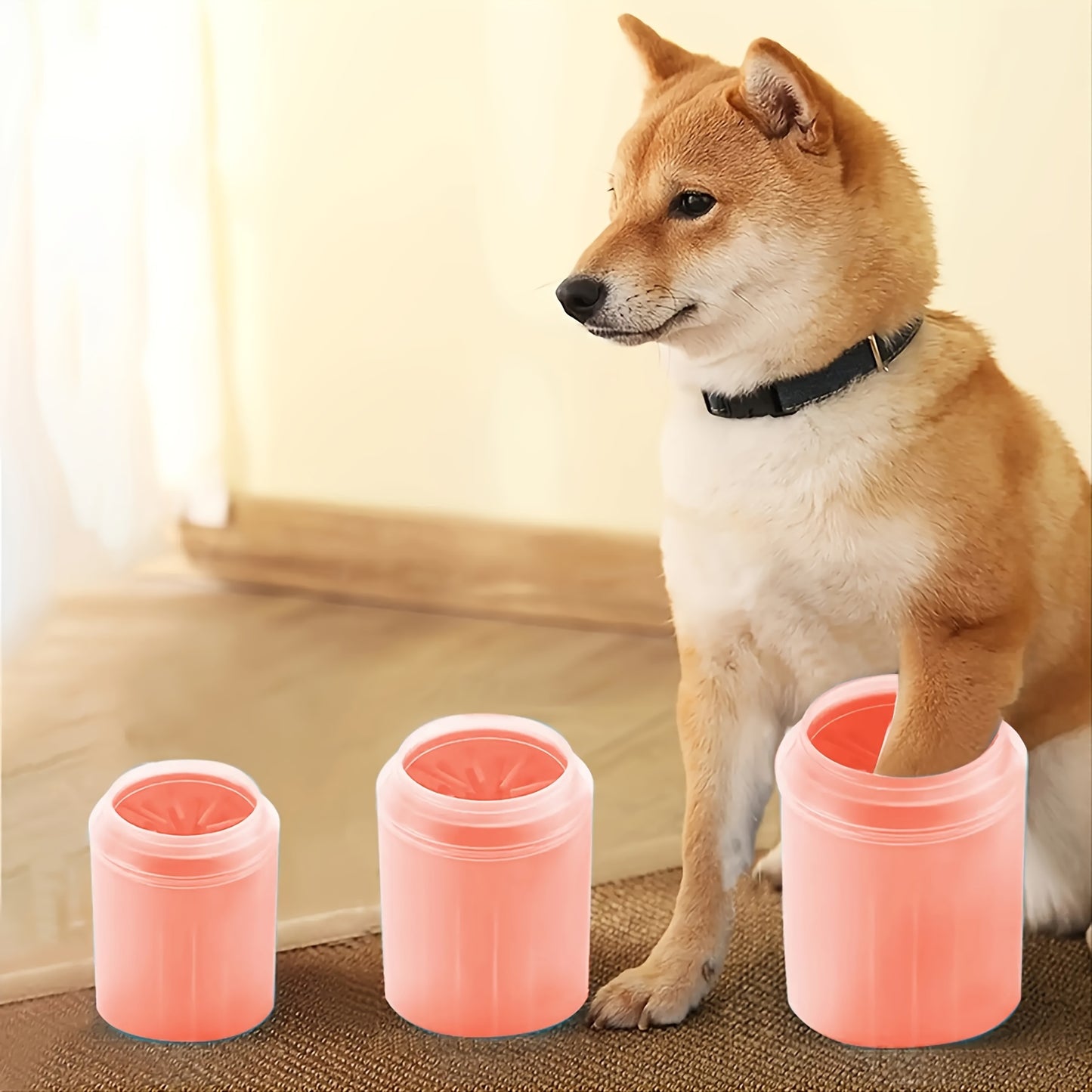 Portable Easy-Clean Pet Paw Washer Cup - Durable Non-Electric Foot Washing Tool for Dogs & Cats