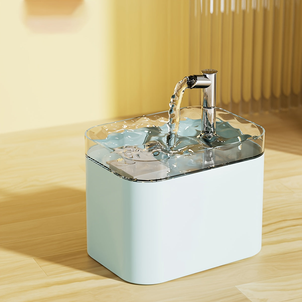 1.5L Automatic Cat Water Fountain with USB Power, Stainless Steel Spigot & Filters – Fresh, Circulating Hydration for Cats and Small Pets, Water Fountain for Cats