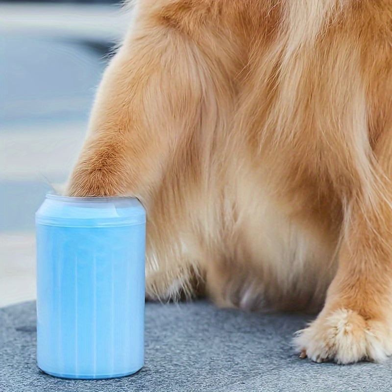 Portable Easy-Clean Pet Paw Washer Cup - Durable Non-Electric Foot Washing Tool for Dogs & Cats