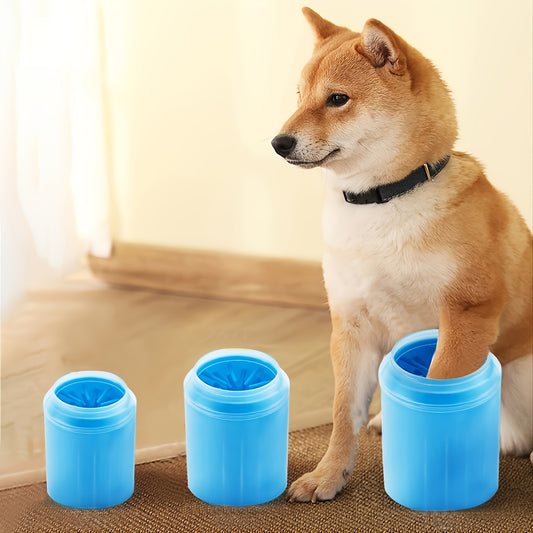 Portable Easy-Clean Pet Paw Washer Cup - Durable Non-Electric Foot Washing Tool for Dogs & Cats