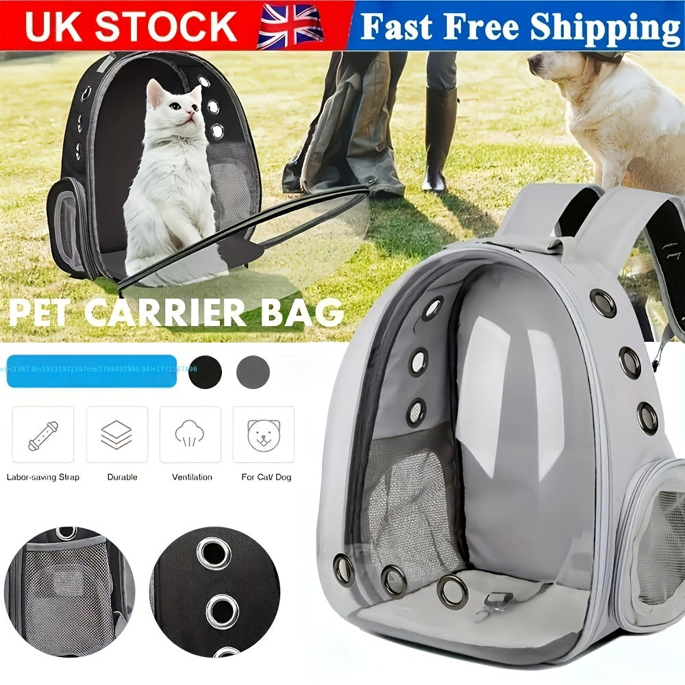 Astronaut Window Dog Cat Carrier Breathable Transparent Backpack Pet Travel Bag