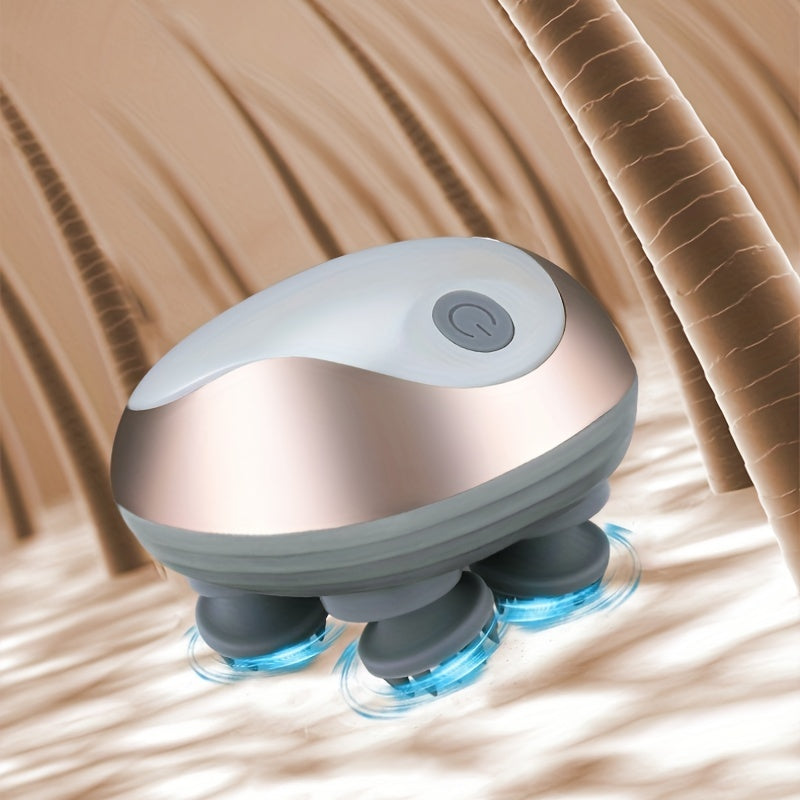 4 Silicone Massage Heads Pet Head Massager: Imitate Human Fingers For Cats & Dogs!