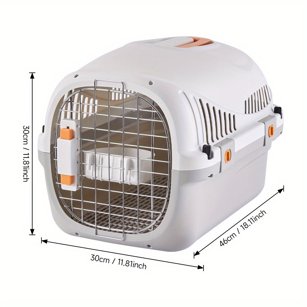 Pet Transport Carrier Kitten Cat Dog Puppy Animal Transport Travel Box Cage