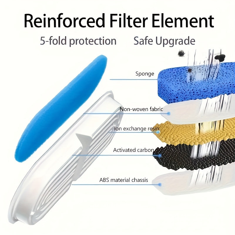 Cat Water Fountain 2.2L/74oz Cat Fountains Ultra Quiet Pet Fountains with Cat-Shaped Spout, Water Fountains for Cats Indoor-Cat Drinking Dispenser,USB power supply, Without Battery