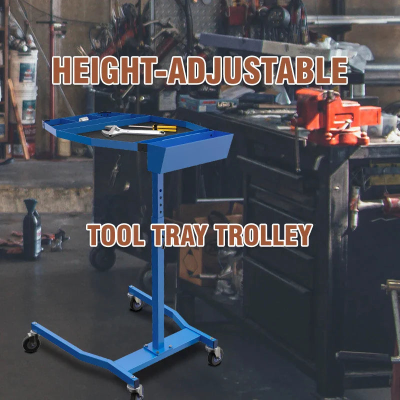 PS311 Multi-Purpose Tool Cart Auto Maintenance Trolley Auto Repair Trolley Garage Car Height Adjustable Mobile Work Table