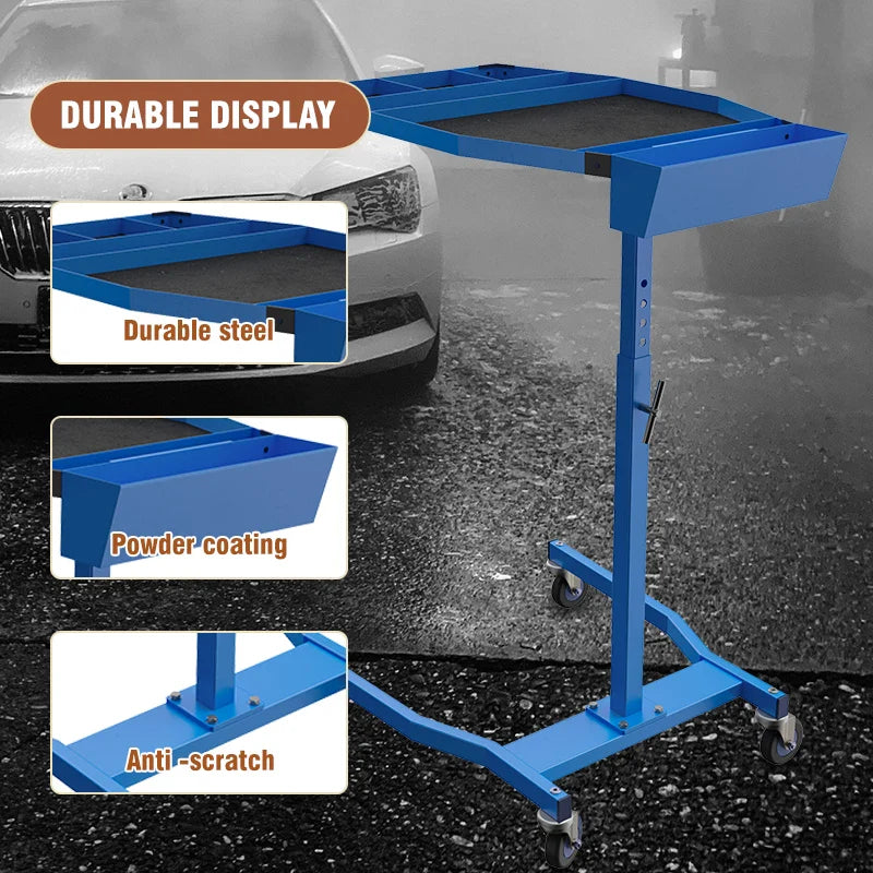 PS311 Multi-Purpose Tool Cart Auto Maintenance Trolley Auto Repair Trolley Garage Car Height Adjustable Mobile Work Table