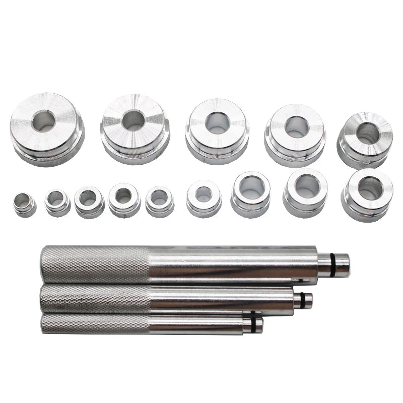 17Pcs  Aluminium Wheel Remover Car Bearing Removal Tools Set Wheel Bearing Race Seal Bush Driver Master Tool Kits