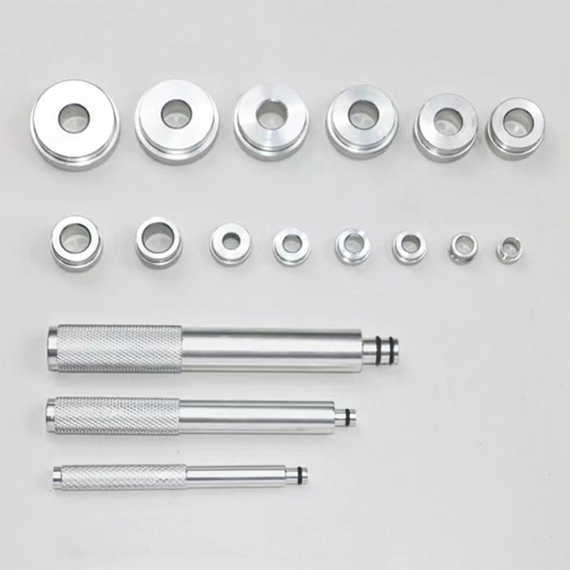 17Pcs  Aluminium Wheel Remover Car Bearing Removal Tools Set Wheel Bearing Race Seal Bush Driver Master Tool Kits