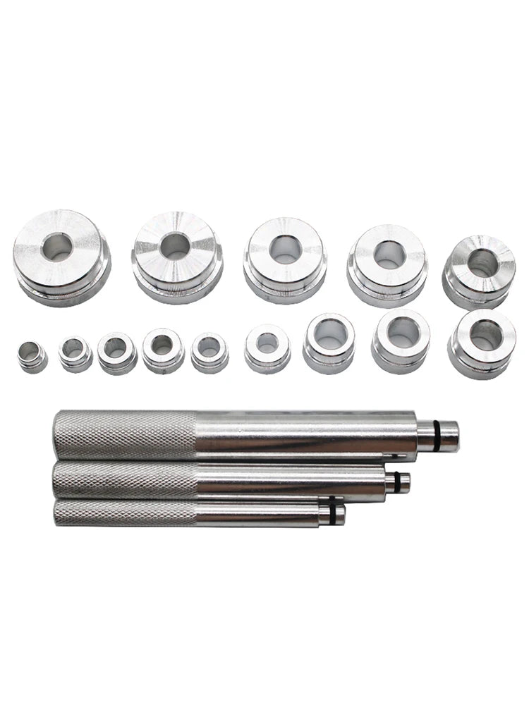 17Pcs  Aluminium Wheel Remover Car Bearing Removal Tools Set Wheel Bearing Race Seal Bush Driver Master Tool Kits