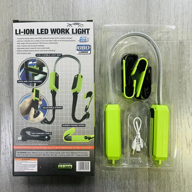 Car Under Hood Work Light Led Rechargeable Lights Bar Tool Universal Car Engine Ties Repair Work Light Car Accessories Car Tools