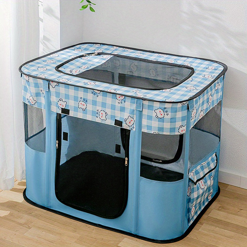 M.L/XL/XXL Portable Foldable Pet Playpen, Collapsible Crates Kennel for Dog, Cat, and Rabbit, Travel Playpen, Dog and Cat Playpen, Dog Tent Puppy Playground for Indoor/Outdoor