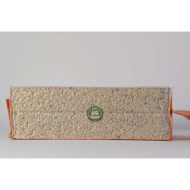 Natural Clumping Tofu Cat Litter - Superior Odor Control, Flushable, Ultra Absorbent, Natural Ingredients, Water-Soluble, Dust-Free Less Scattering