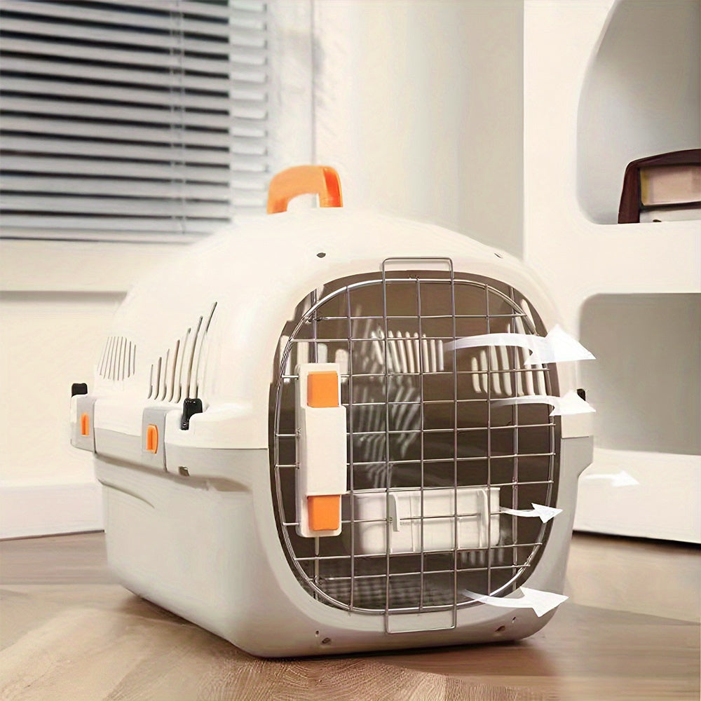Pet Transport Carrier Kitten Cat Dog Puppy Animal Transport Travel Box Cage
