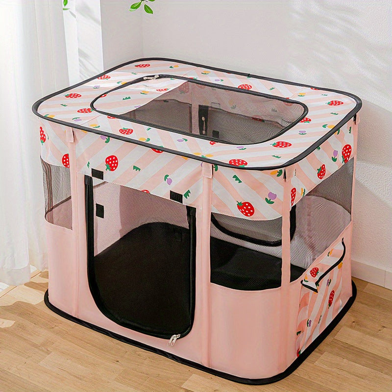 M.L/XL/XXL Portable Foldable Pet Playpen, Collapsible Crates Kennel for Dog, Cat, and Rabbit, Travel Playpen, Dog and Cat Playpen, Dog Tent Puppy Playground for Indoor/Outdoor
