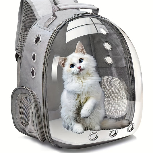Astronaut Window Dog Cat Carrier Breathable Transparent Backpack Pet Travel Bag