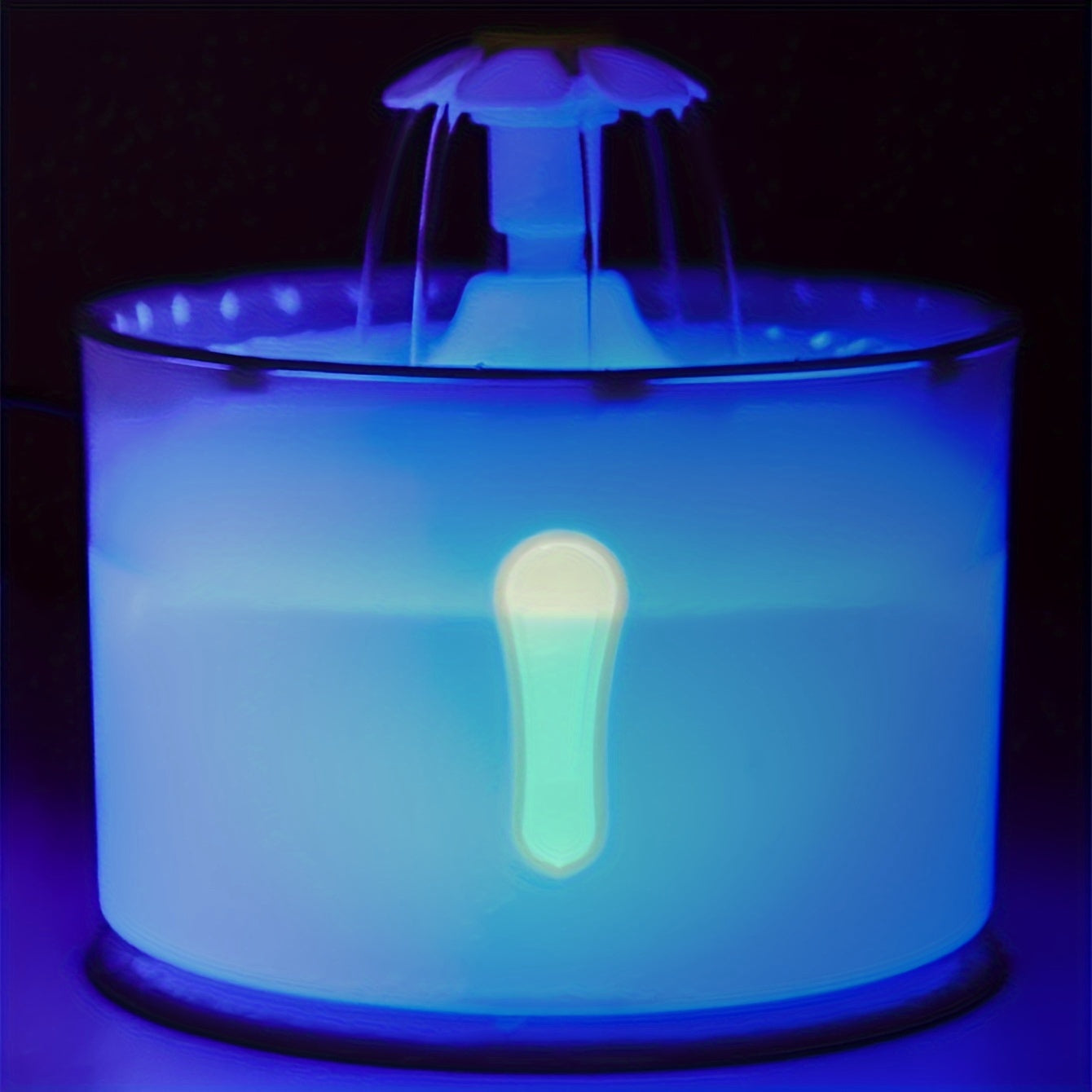 MIAOQUANJI Smart Pet Water Dispenser with Automatic Recirculation, Live Water Drinking Machine, Cat Feeder, Low Frequency Sound for Drinking Purification and Filtration, Without Battery