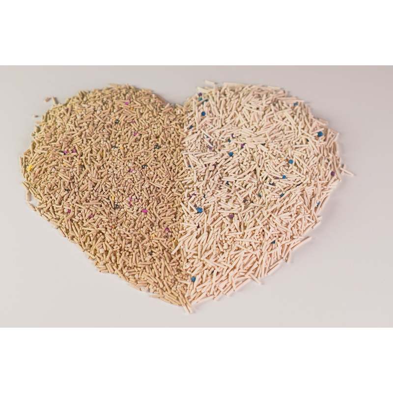 Natural Clumping Tofu Cat Litter - Superior Odor Control, Flushable, Ultra Absorbent, Natural Ingredients, Water-Soluble, Dust-Free Less Scattering