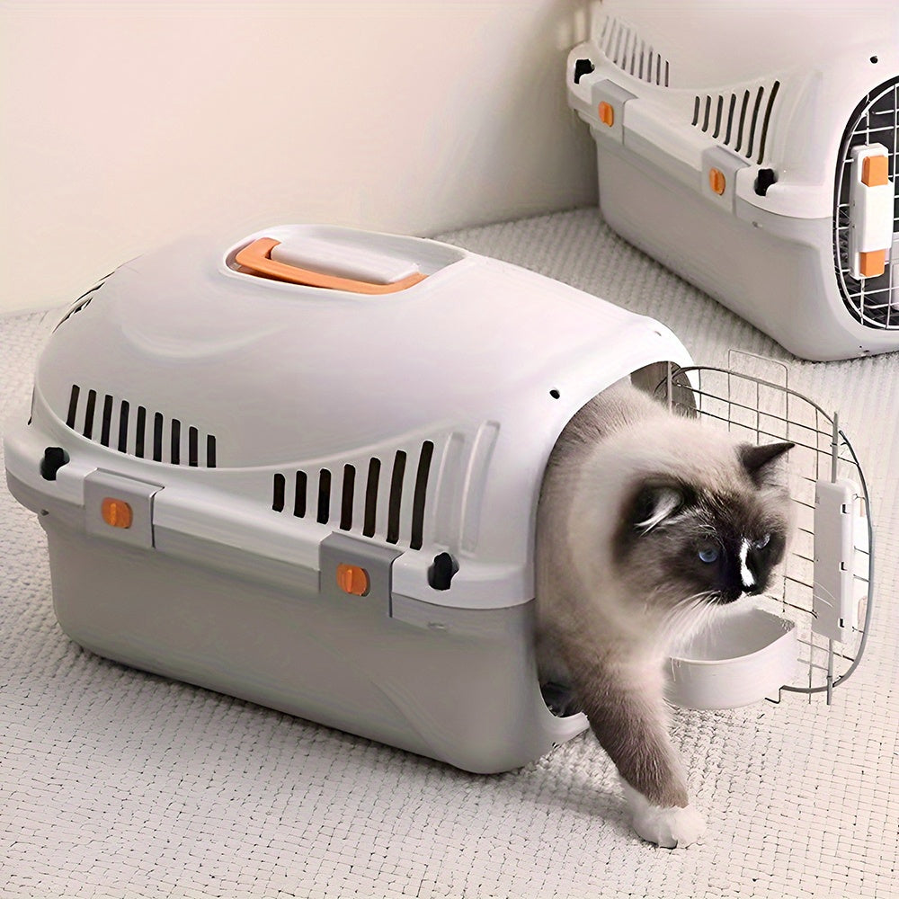 Pet Transport Carrier Kitten Cat Dog Puppy Animal Transport Travel Box Cage