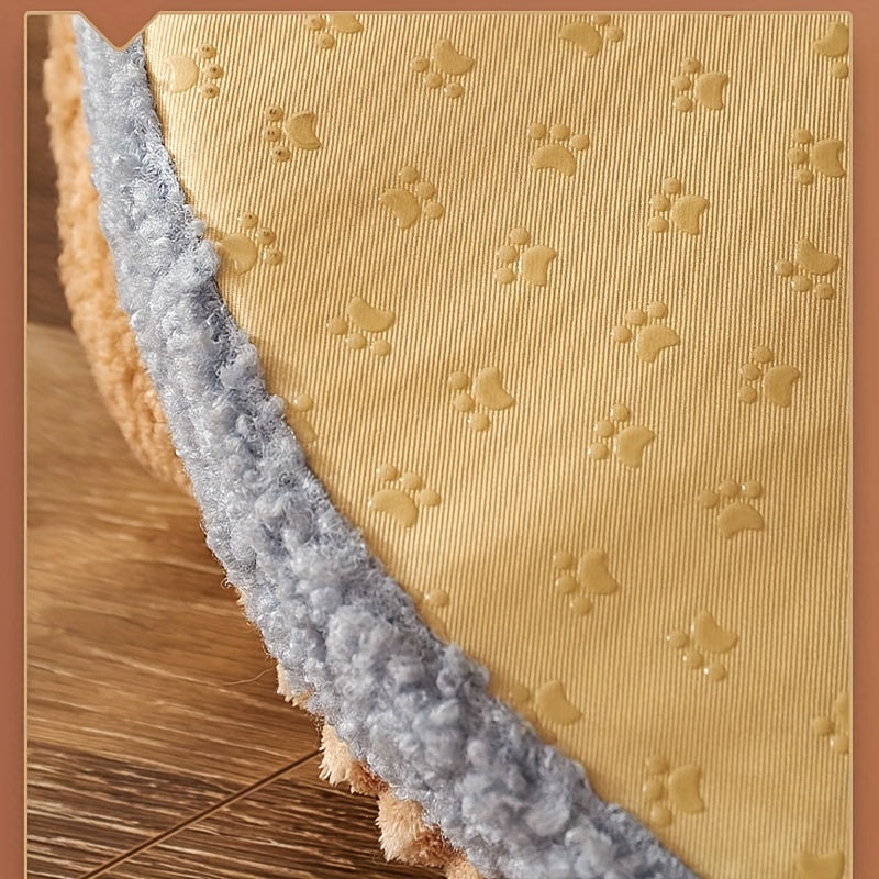 Soft And Durable Round Cat Bed For Small Dogs And Cats - Removable Pet Mat And Mattress For Indoor And Outdoor Use