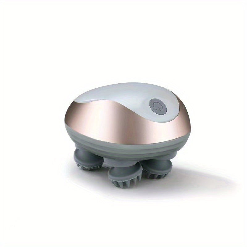 4 Silicone Massage Heads Pet Head Massager: Imitate Human Fingers For Cats & Dogs!