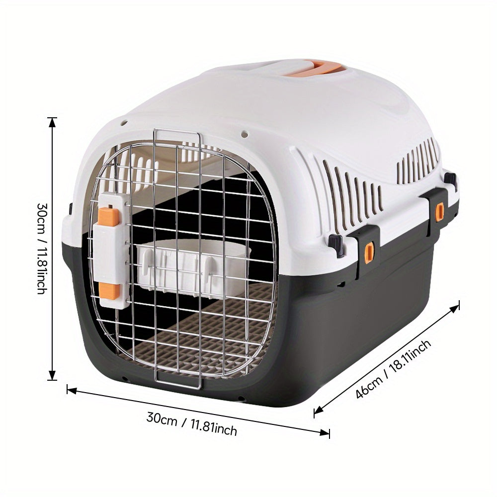 Pet Transport Carrier Kitten Cat Dog Puppy Animal Transport Travel Box Cage