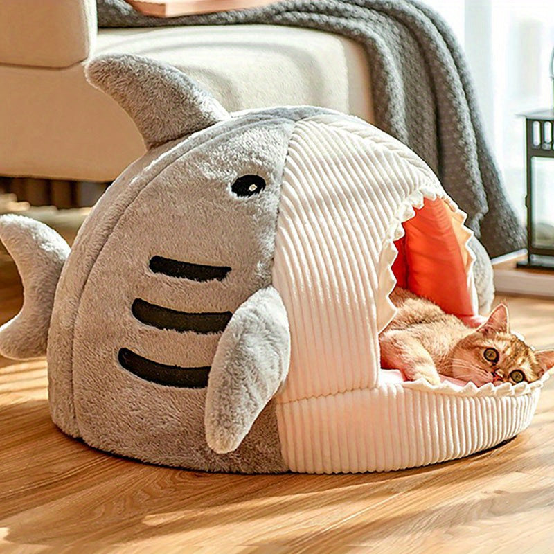 Cozy Washable Cat Bed For Indoor Cats - Soft Mat For Small And Large Cats - Perfect Hideout House For Your Furry Friend