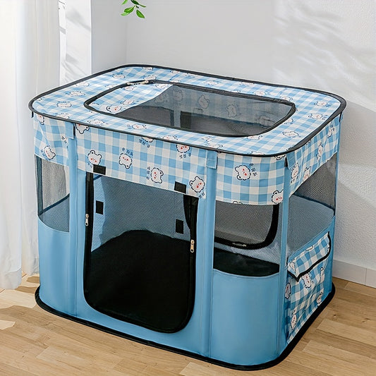 M.L/XL/XXL Portable Foldable Pet Playpen, Collapsible Crates Kennel for Dog, Cat, and Rabbit, Travel Playpen, Dog and Cat Playpen, Dog Tent Puppy Playground for Indoor/Outdoor